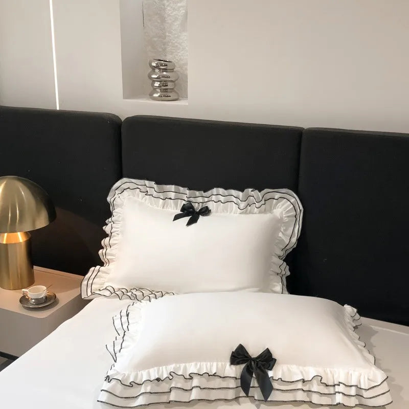 Comparaison des tailles de la housse de couette et des taies d'oreiller