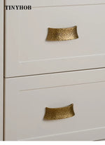 Poignée armoire laiton massif