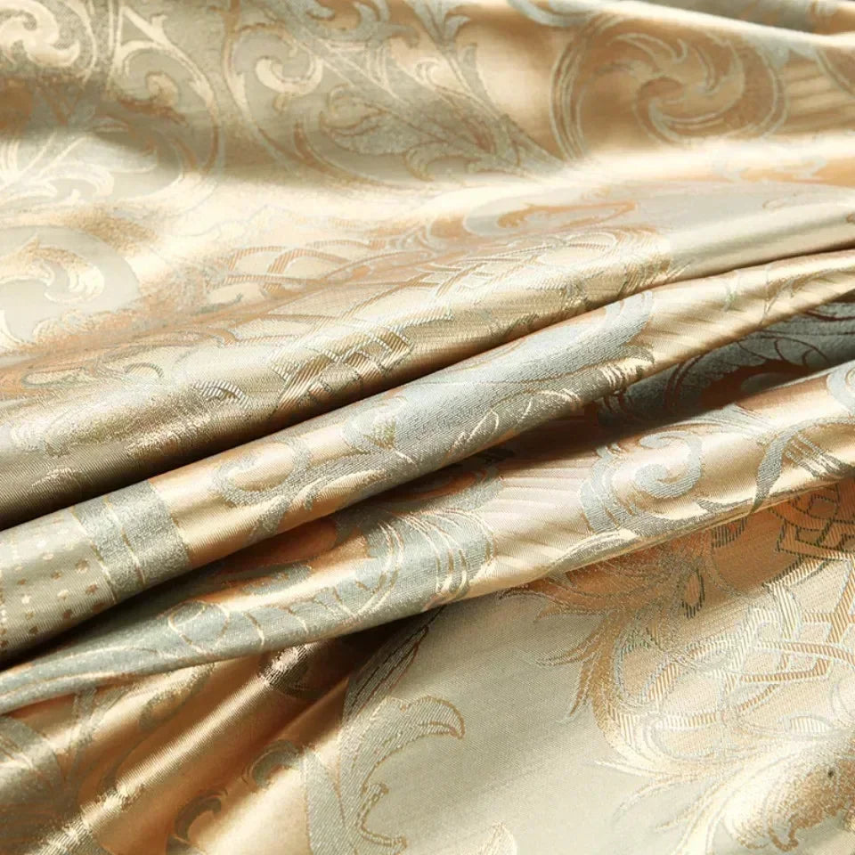 Housse de couette satin jacquard 220x240 pliée