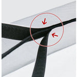 Installation facile du rideau antimouche sur une porte