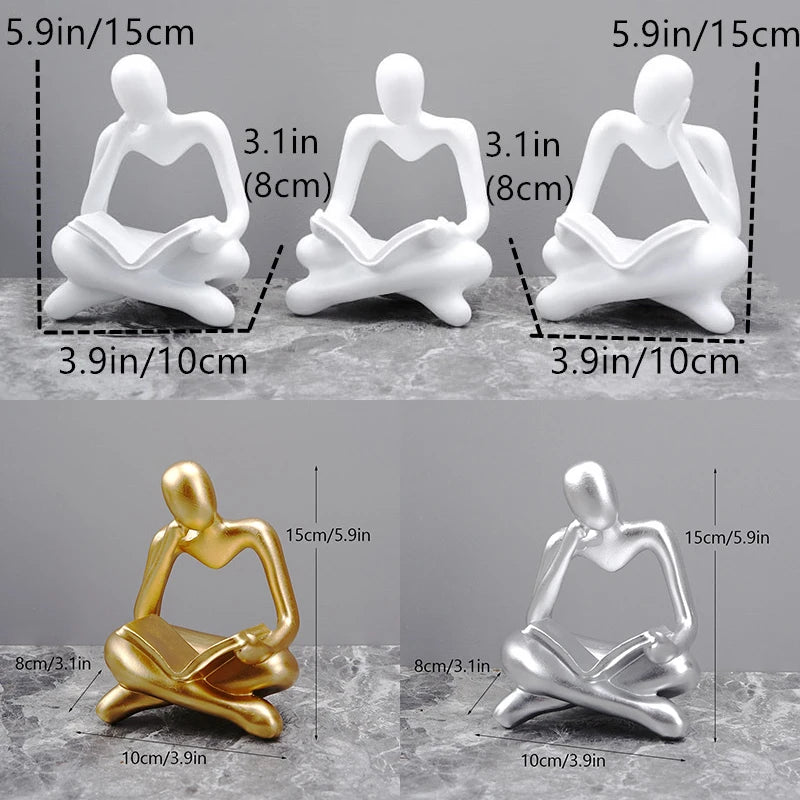 Sculpture décorative dans un intérieur design avec éclairage doux