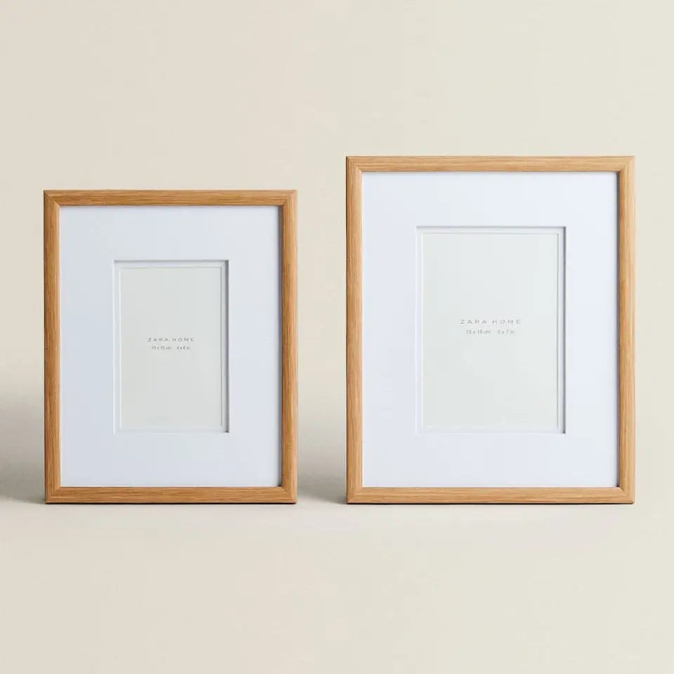 Cadre photo blanc design minimaliste