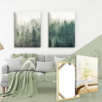 Cadre photo 40x60 en toile sur bois couleur chocolat pour décoration murale moderne