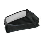 Panier organisateur attaché à une poussette en situation réelle