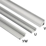Support de canal aluminium pour éclairage sous armoire