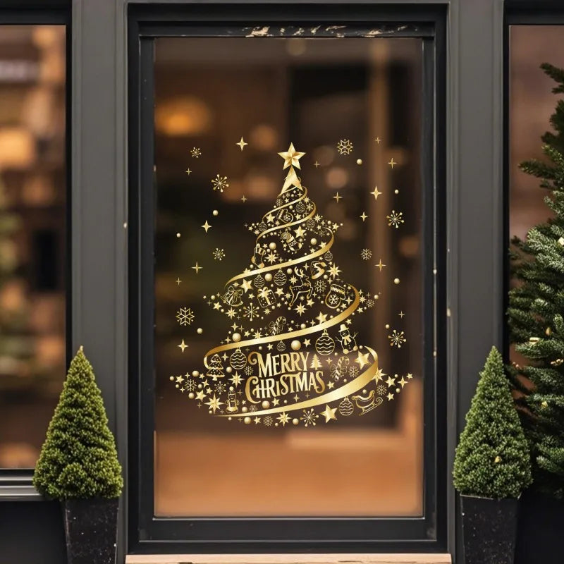 Détail de l'autocollant festif pour décoration intérieure