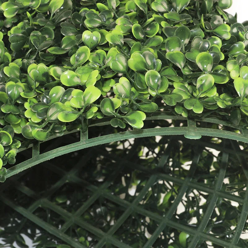 Décoration murale plante artificielle blanc