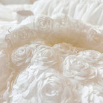 Close-up de la texture du coton et de la dentelle