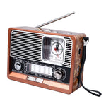 Radio réveil vintage avec connexion Bluetooth activée