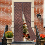 Détail du tissu coton et PVC du rideau isolant