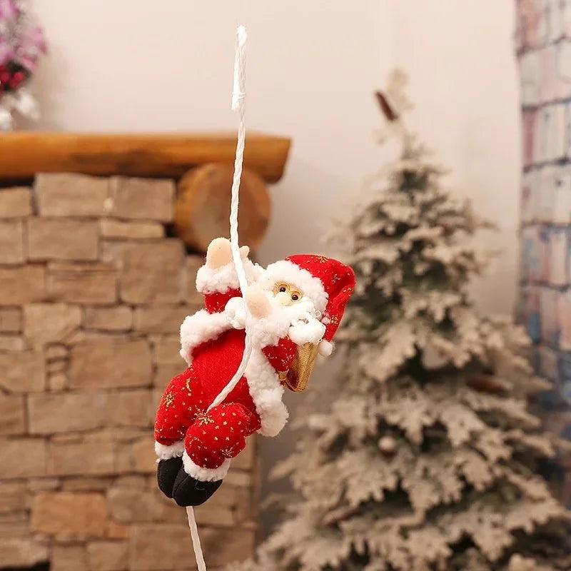Vue de face de la décoration de Noël tissu dessin animé 30cm