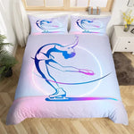 Parure de lit microfibre brossé douce pour sportifs