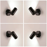 Applique murale LED éclairant une chambre à coucher