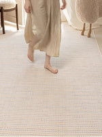 Tapis en coton tissé main décoration intérieure moderne