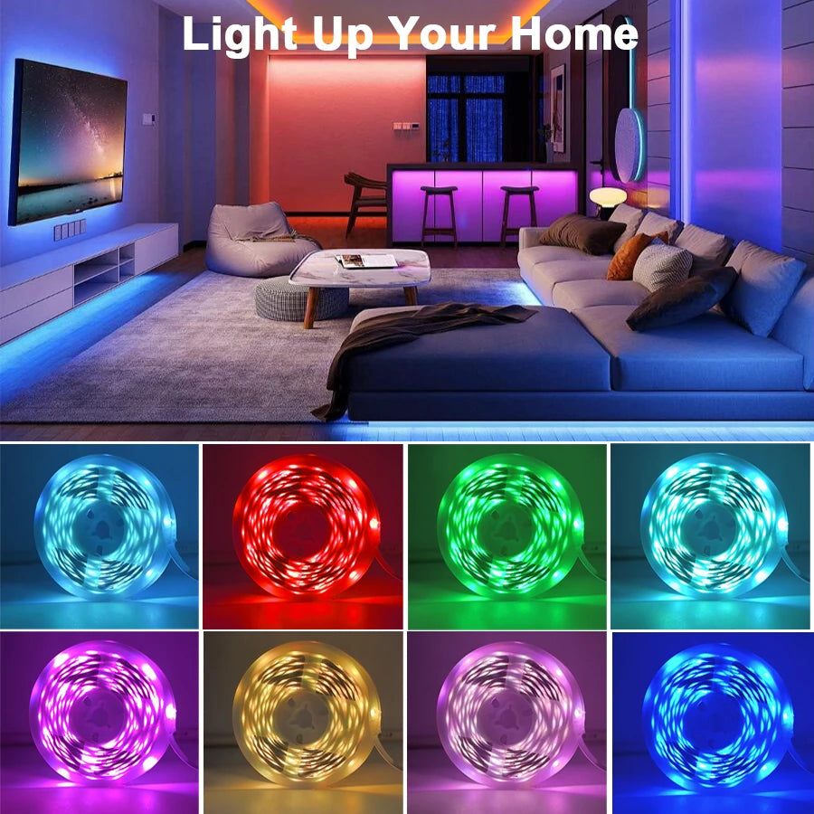 Ruban LED flexible multicolore pour ambiance lumineuse