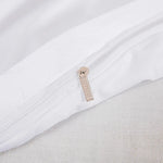 Housse de couette 1 place en polyester brossé assortie à une décoration de chambre moderne