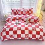 Housse de couette 1 place couleur vert clair style pastoral Ombre Interieur