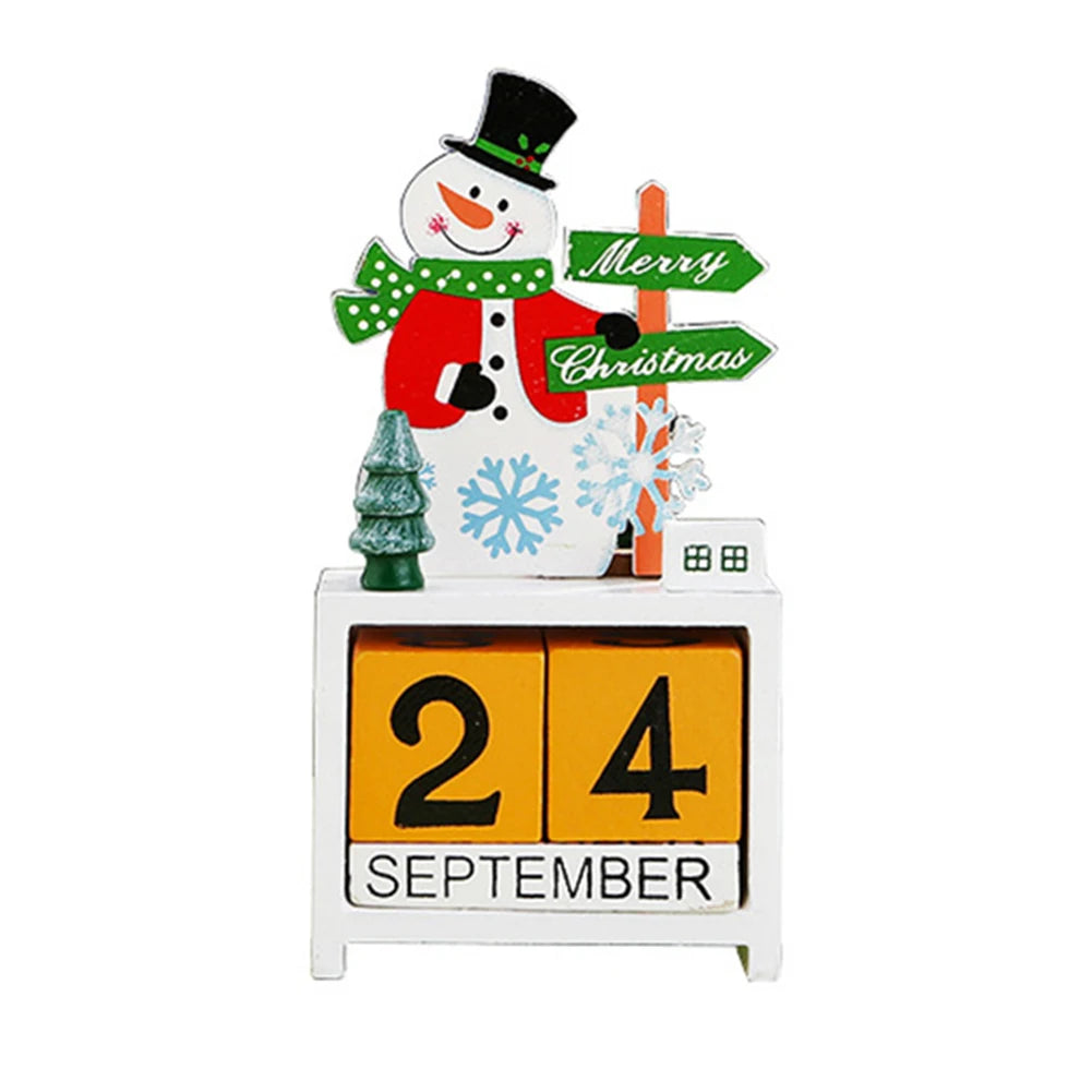 Calendrier de l'Avent décoratif pour bureau