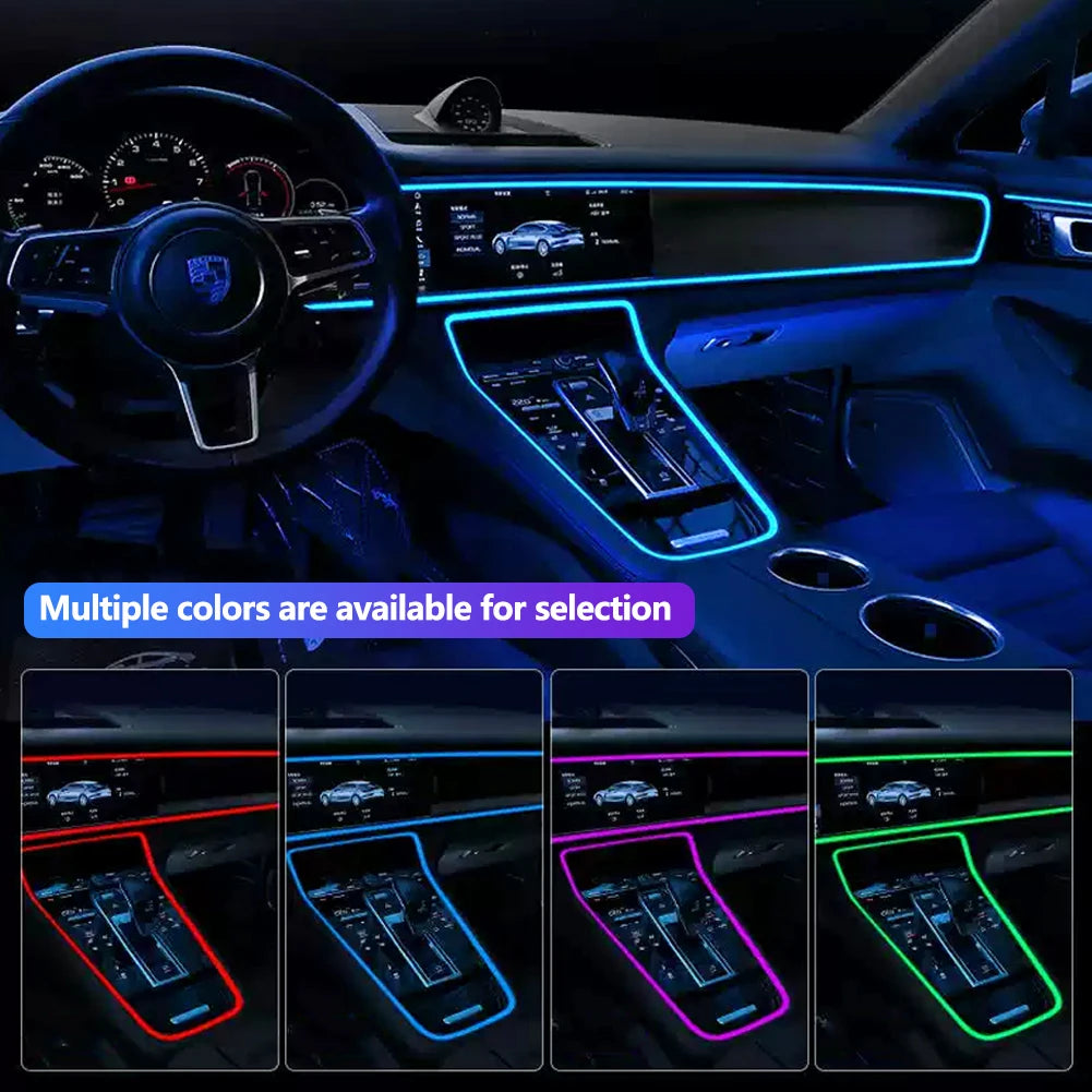 Détail du ruban LED 5V avec connecteur USB pour voiture