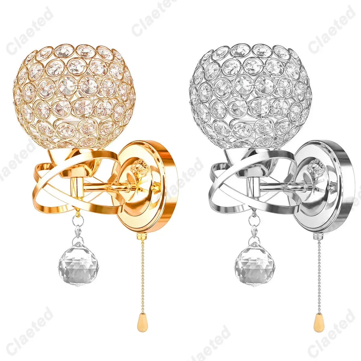 Applique murale cristal art déco pour chambre - Ombre Interieur