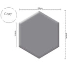 Tête de lit hexagonale blanche murale
