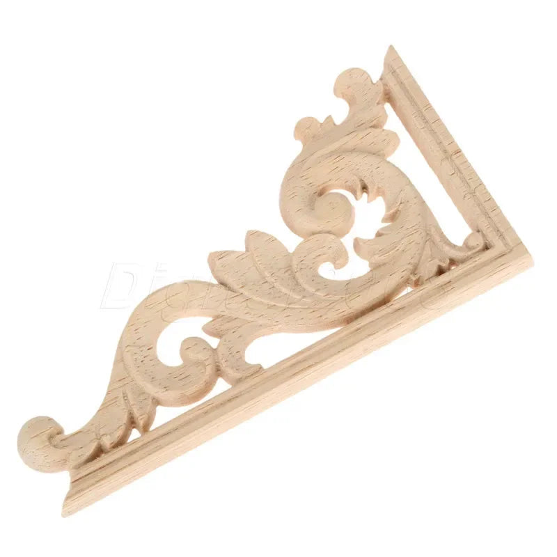 Applique murale bois classique - angle décoratif