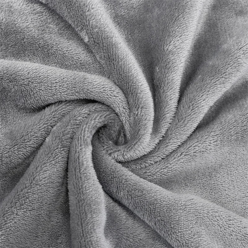 Ensemble de lit velours gris confortable