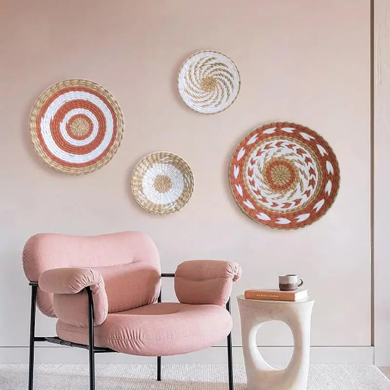 Décoration murale en rotin style marocain pour chambre - vue d'ensemble