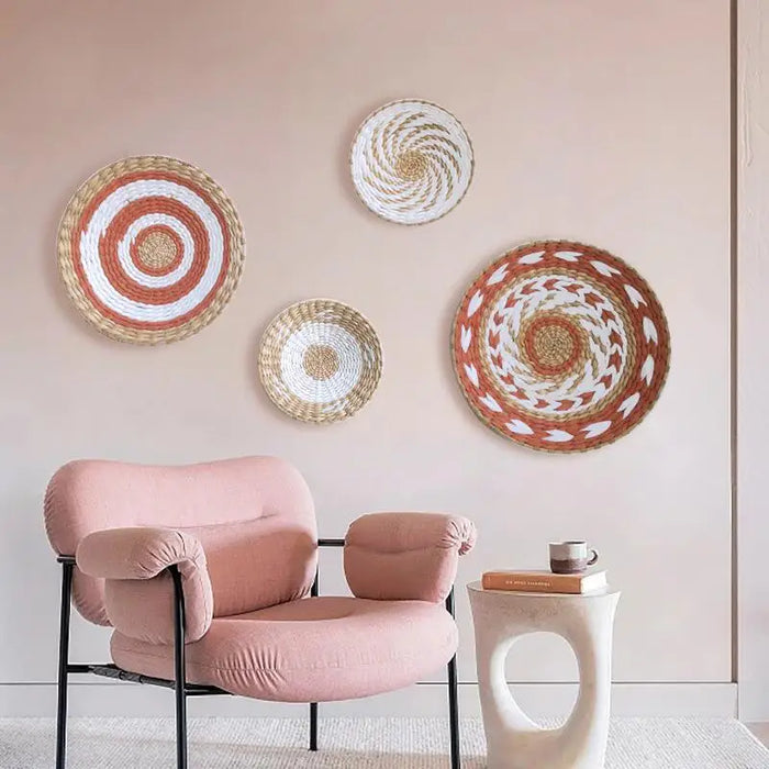 Décoration murale en rotin style marocain pour chambre - vue d'ensemble