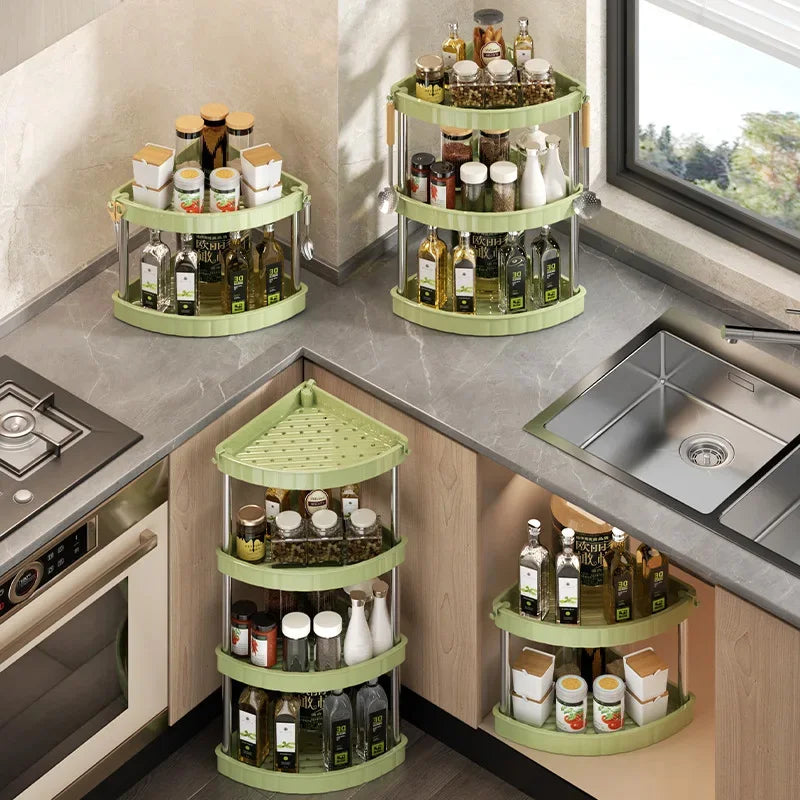 Organiseur de comptoir étagère épices multicolore