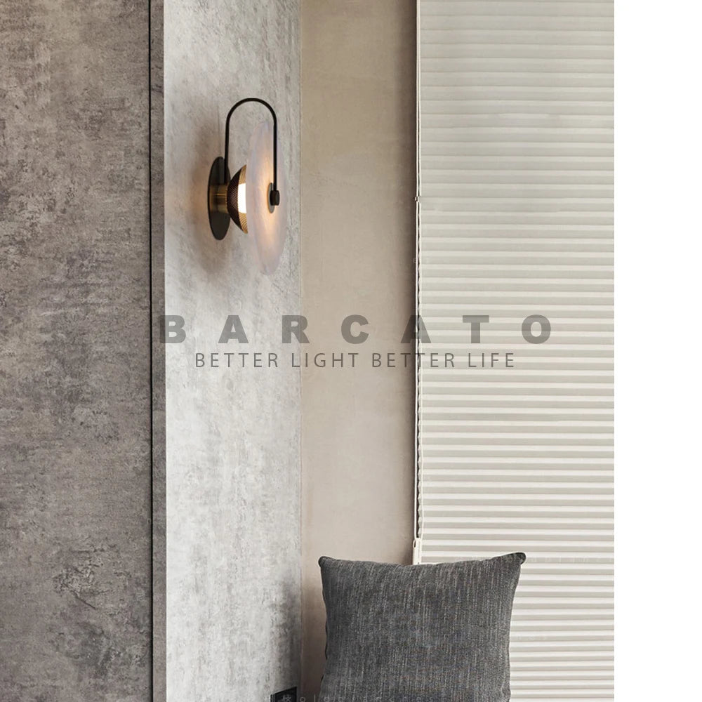 Éclairage mural salon loft style contemporain