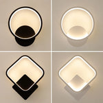 Applique murale LED ronde design moderne en aluminium