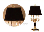 Lampe dans un intérieur de chambre à coucher contemporaine
