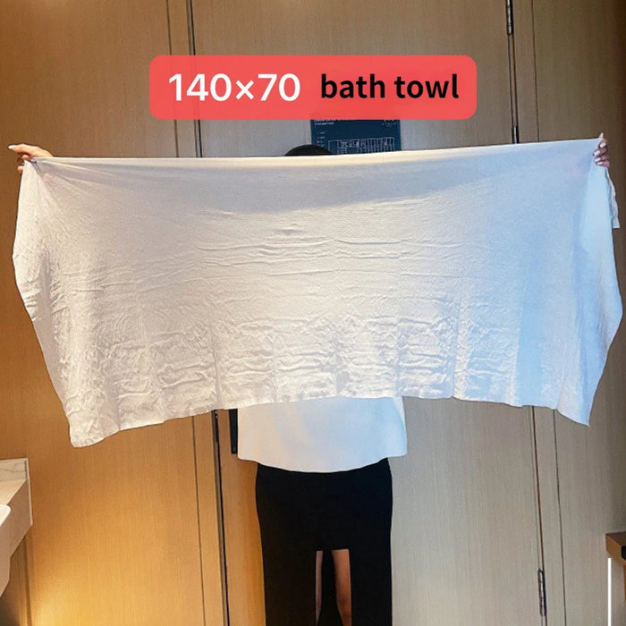 Serviette de bain jetable compressée noire 70x140cm Ombre Interieur