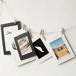 Cadre photo carton bleu ciel