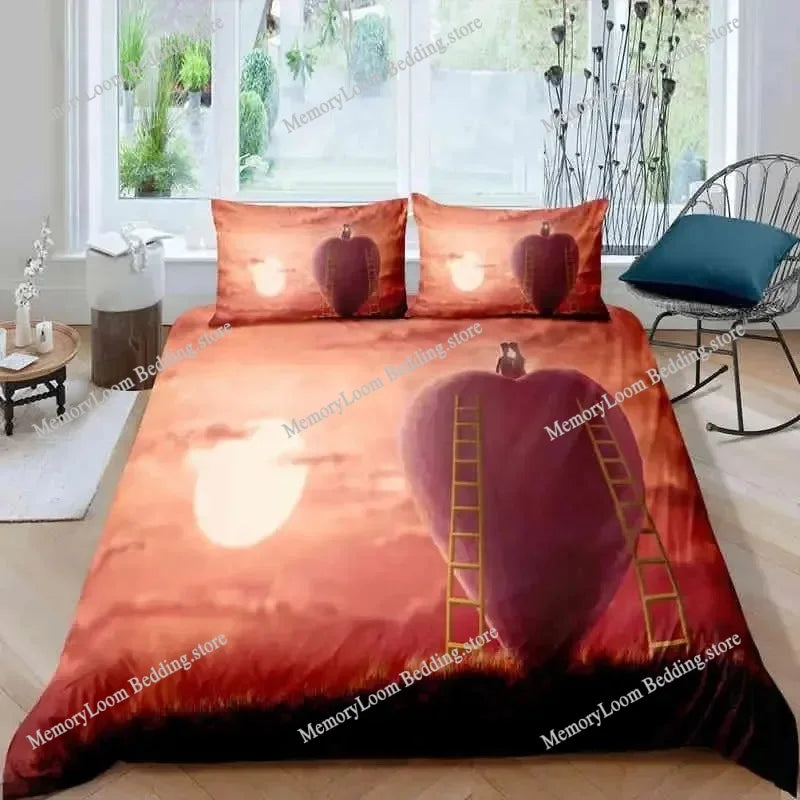 Housse de couette microfibre blanc pliée