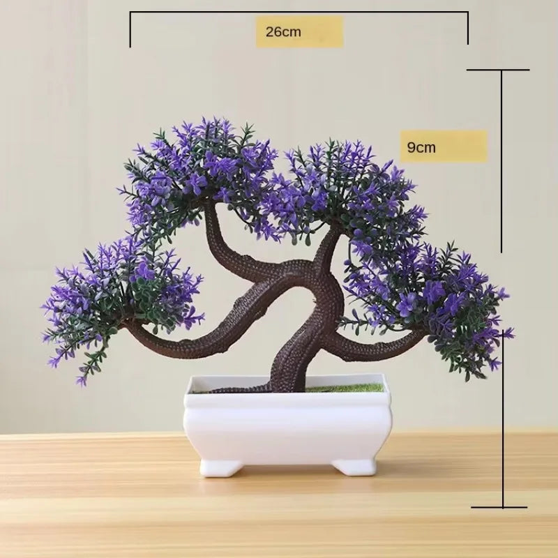 Petit arbre artificiel olive pour étagère