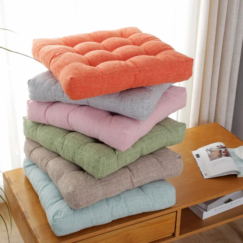 Coussin de sol carré touffeté 50x50 cm vert
