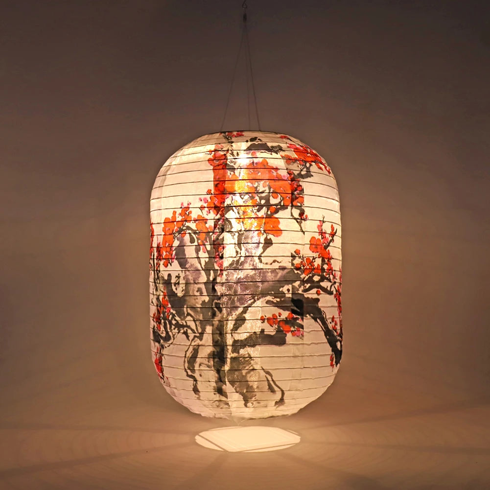 Lampe solaire décorative japonaise pour terrasse