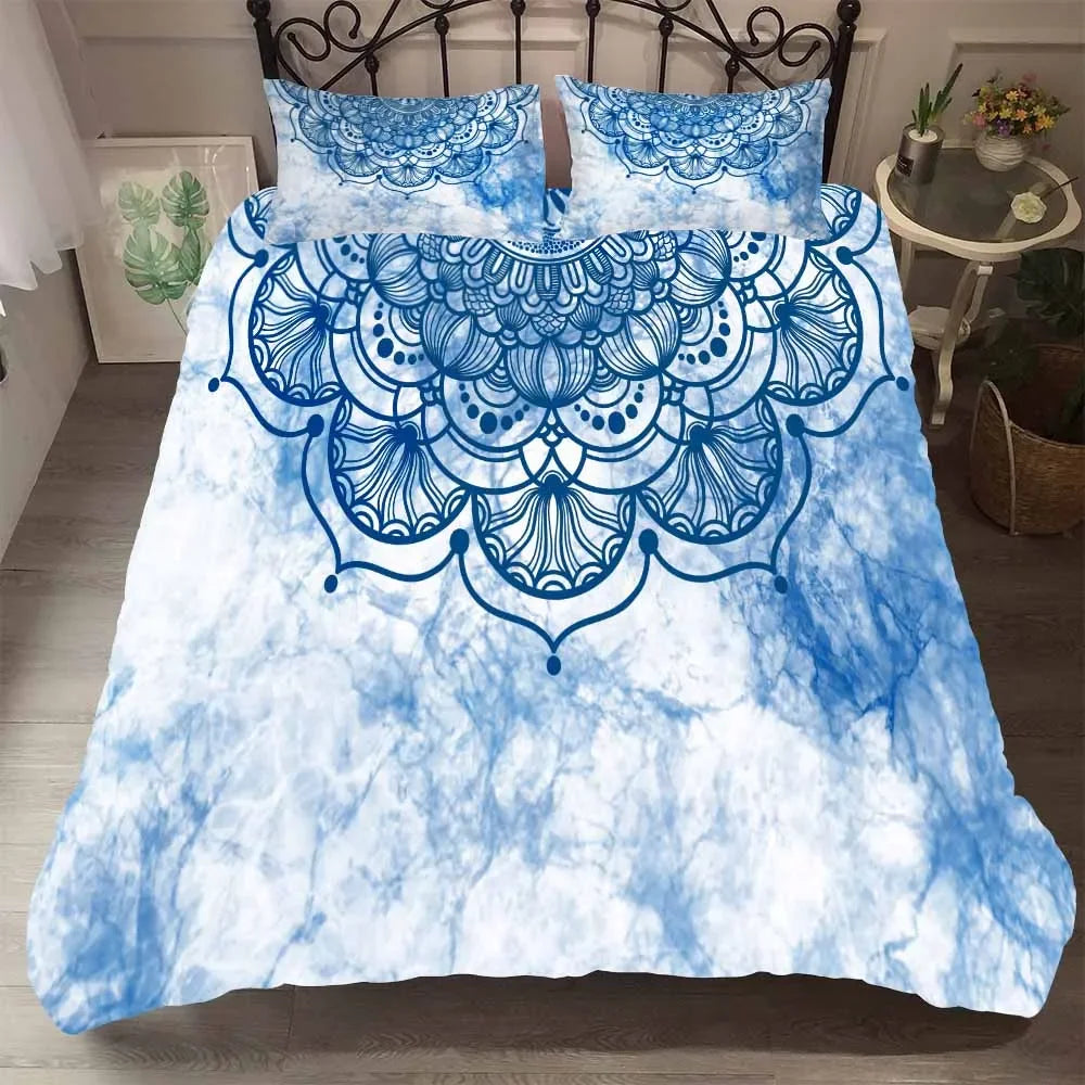 Housse de couette galaxie en polyester