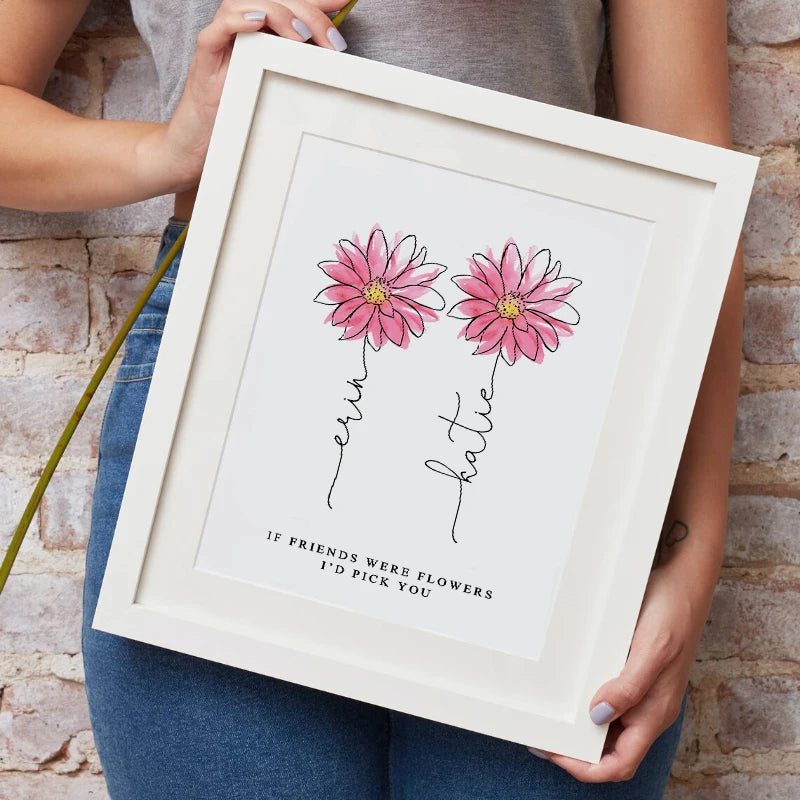 Variantes de couleurs du tableau personnalisable pour déco murale