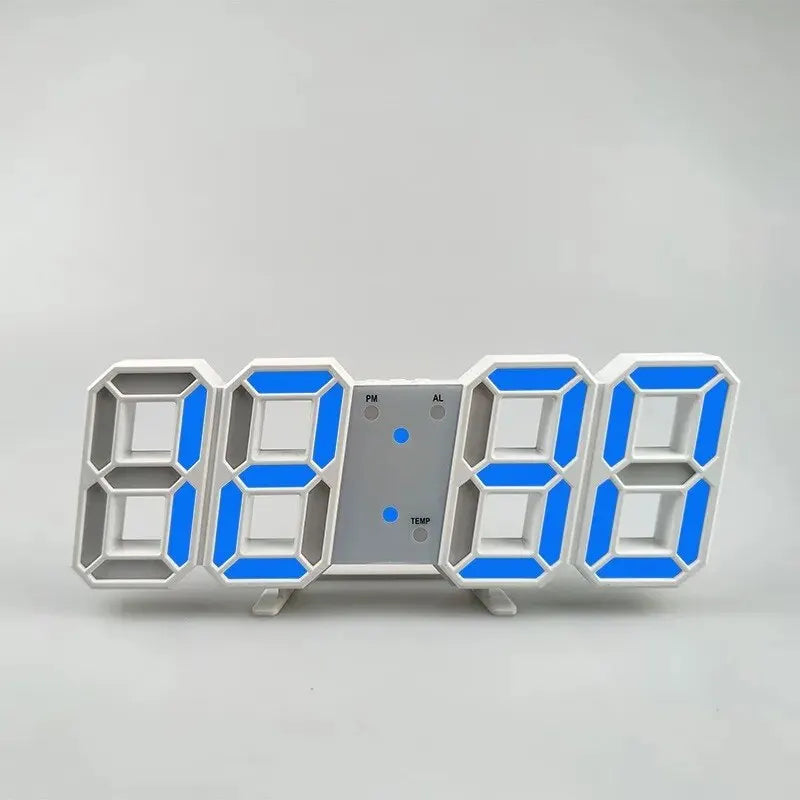 Mini horloge de bureau avec affichage LED