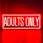 Enseigne au néon rouge LED pour décoration murale chambre adulte