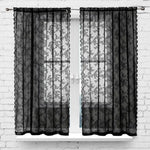 Installation du rideau transparent sur tringle standard