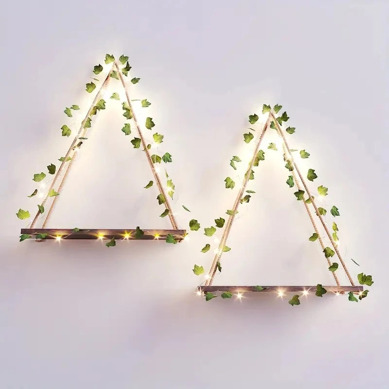 Détail feuille d'érable lumineuse guirlande