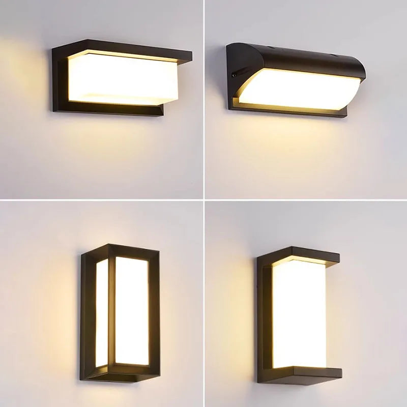 Applique murale LED avec détecteur de mouvement vue de côté