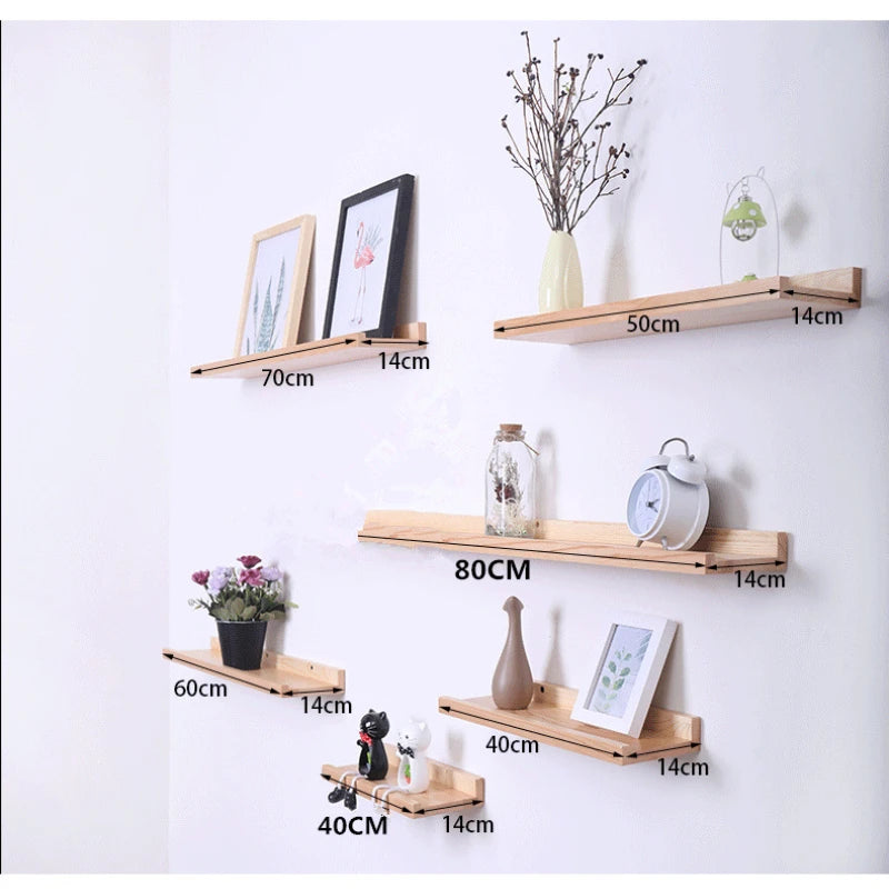 Étagère murale en bois design couleur marine