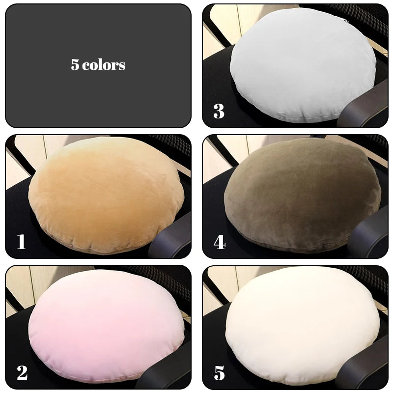Coussin violet rond japonais avec effet massage doux