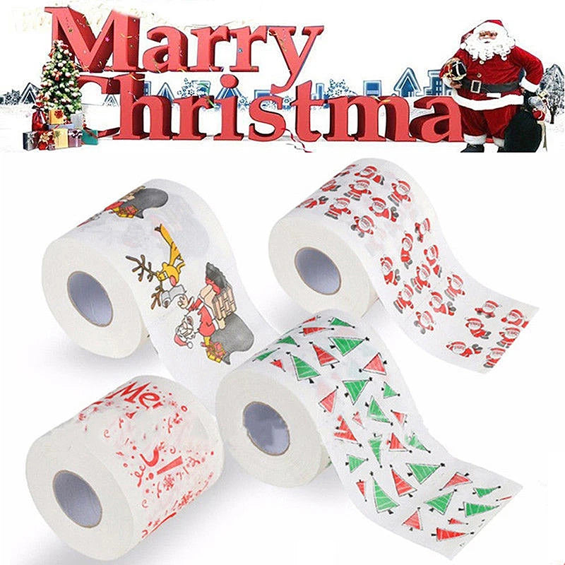 Rouleau de papier toilette décoratif Père Noël