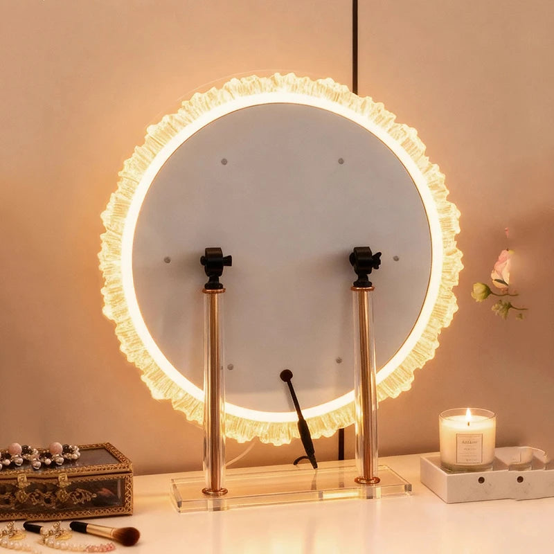 Miroir coiffeuse style coréen vert
